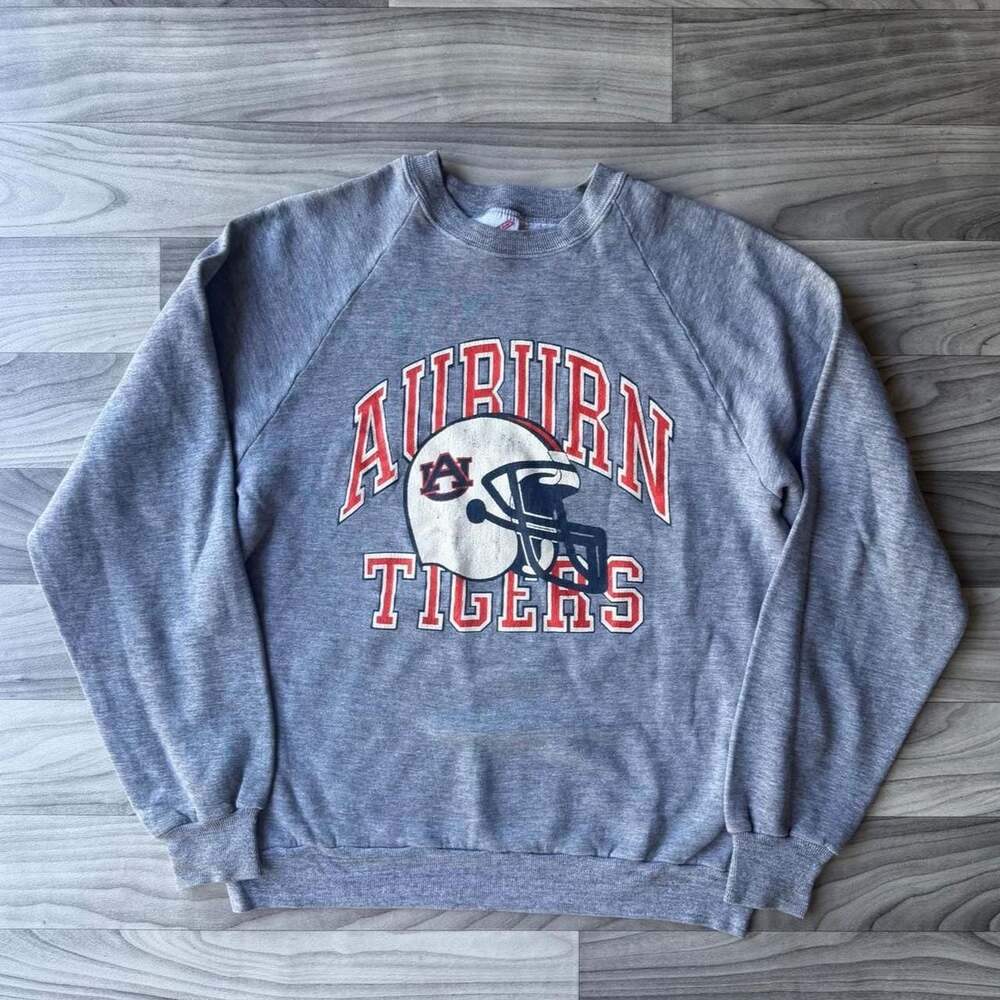 Vintage 90s Jerzees Auburn Tigers Football Crewneck Sweatshirt